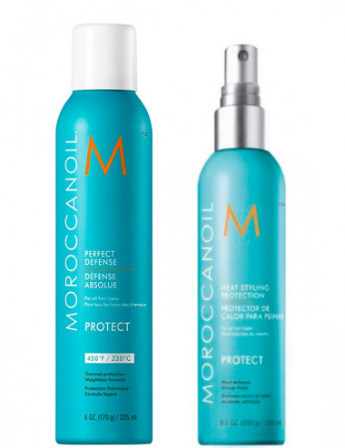 Pack Moroccanoil Styling Protect + Spray Fijador Finish