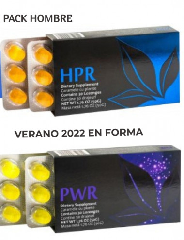 Pack Hombre HPR y PWR Limón ( 30 pastillas por caja)